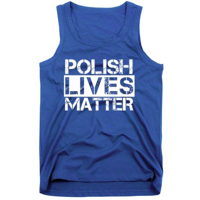 Funny Polish Lives Matter Poland Pride Gift Tank Top