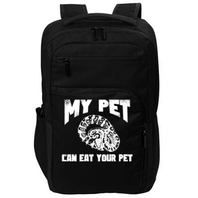 Funny Pet Love Ball Python Gift Funny Gift Snake Lovers Gift Impact Tech Backpack