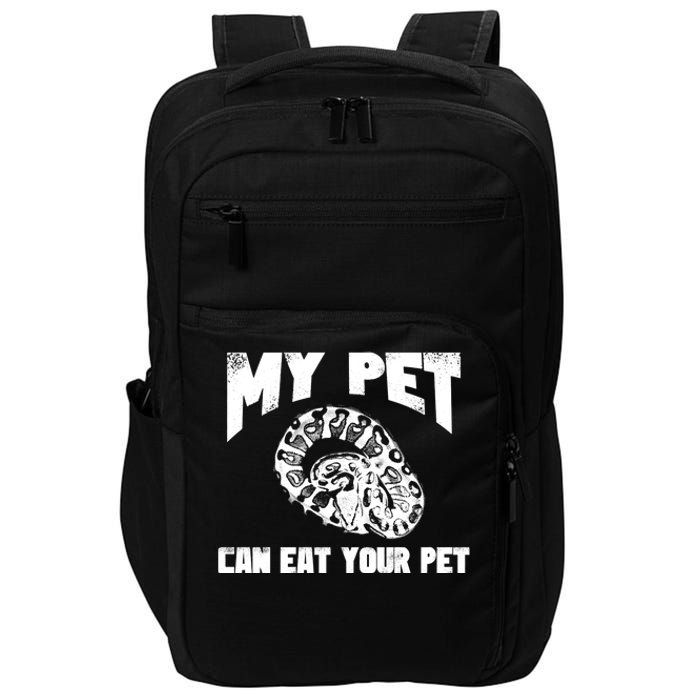 Funny Pet Love Ball Python Gift Funny Gift Snake Lovers Gift Impact Tech Backpack