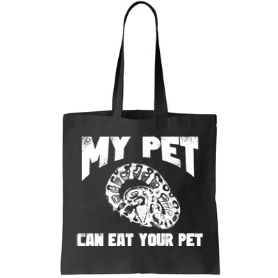 Funny Pet Love Ball Python Gift Funny Gift Snake Lovers Gift Tote Bag