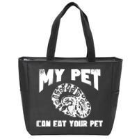 Funny Pet Love Ball Python Gift Funny Gift Snake Lovers Gift Zip Tote Bag