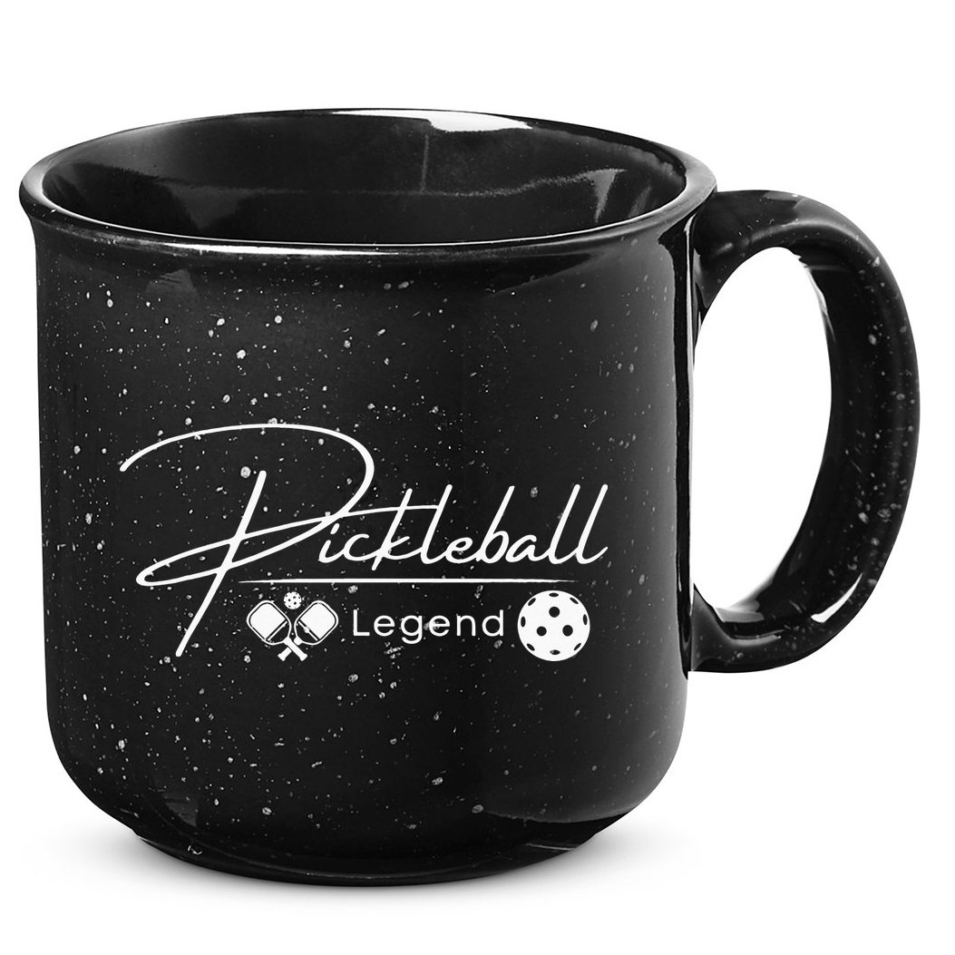 Funny Pickleball Legend Player 15oz Campfire Ceramic Mug