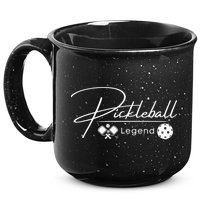 Funny Pickleball Legend Player 15oz Campfire Ceramic Mug