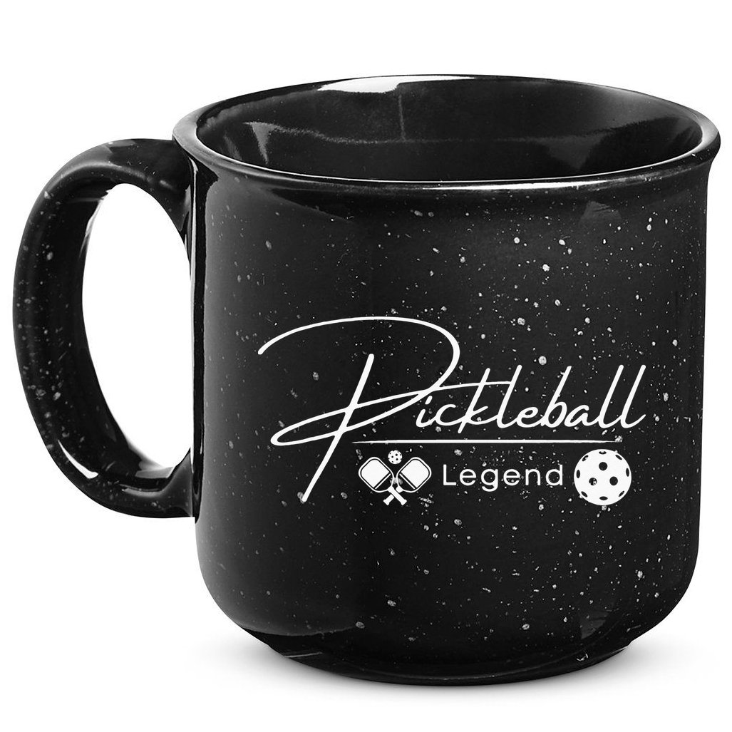 Funny Pickleball Legend Player 15oz Campfire Ceramic Mug