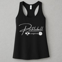 Funny Pickleball Legend Player Womens Tank Top
