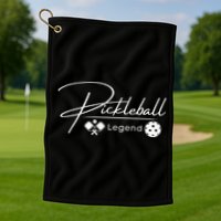 Funny Pickleball Legend Player Golf Towel