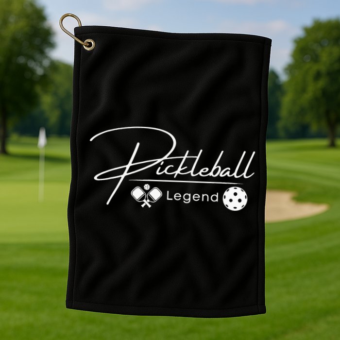 Funny Pickleball Legend Player Golf Towel