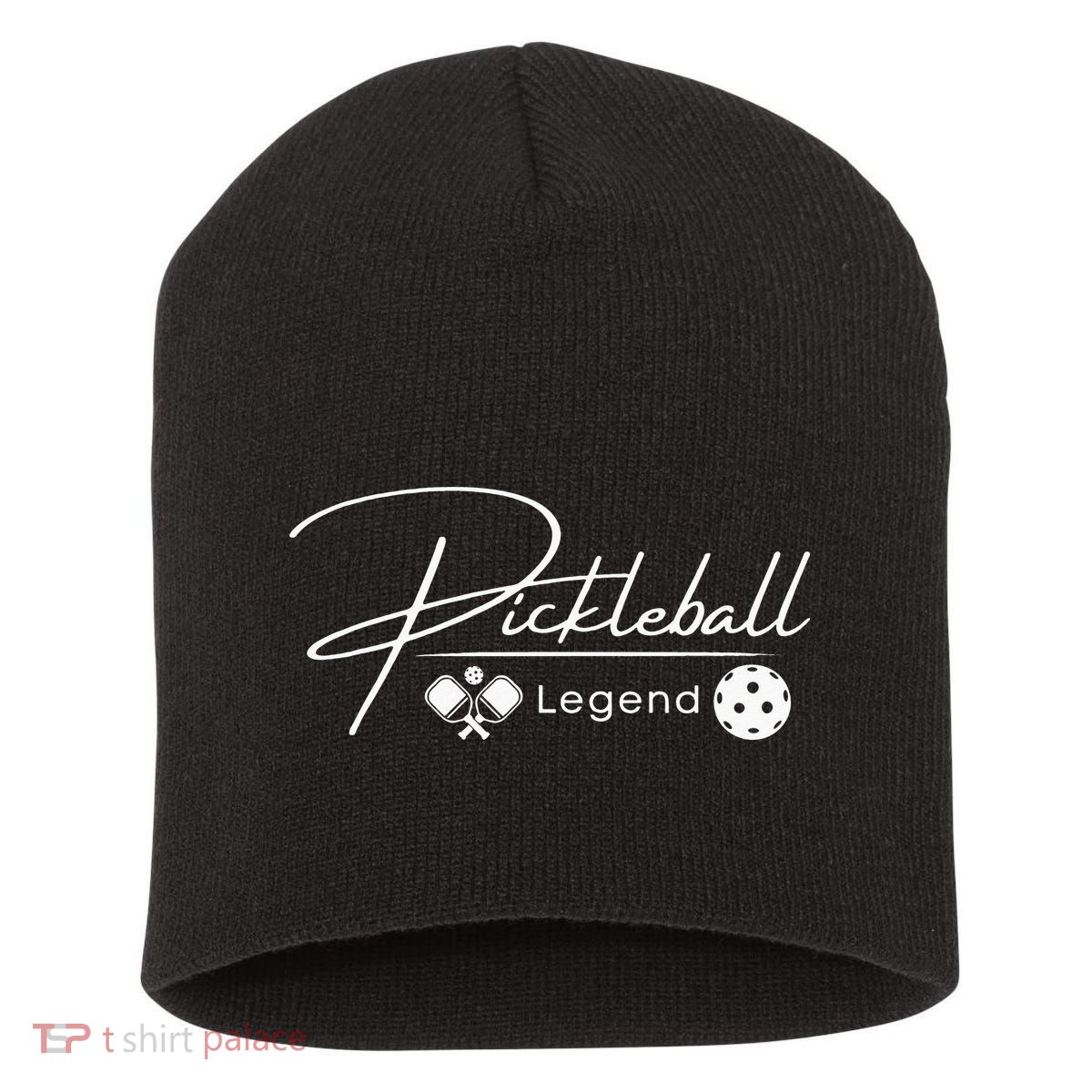 Funny Pickleball Legend Player Short Acrylic Beanie