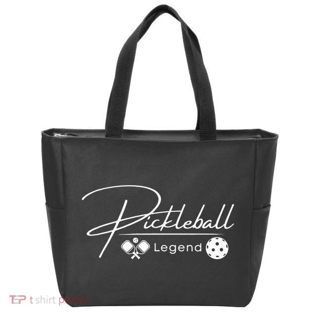Funny Pickleball Legend Player Zip Tote Bag