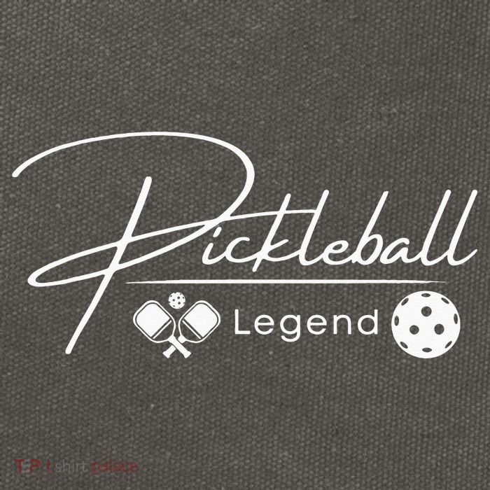Funny Pickleball Legend Player Cotton Canvas Backpack
