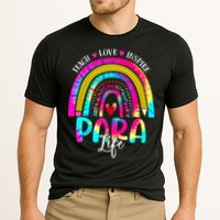 Funny Para Life Teacher Rainbow Tie Dye First Day Of School Cooling Performance Crew T-Shirt