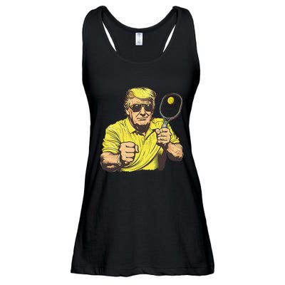 Funny Pickleball Lovers Graphics Pickle Ball Women Dad Gift Ladies Essential Flowy Tank