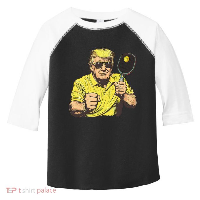 Funny Pickleball Lovers Graphics Pickle Ball Women Dad Gift Toddler Fine Jersey T-Shirt