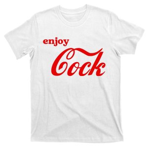 Funny Parody Logo Enjoy Cock T-Shirt