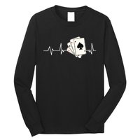 Funny Poker Lover Design For Gamblers Poker Player Long Sleeve Shirt