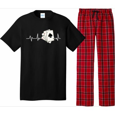 Funny Poker Lover Design For Gamblers Poker Player Pajama Set