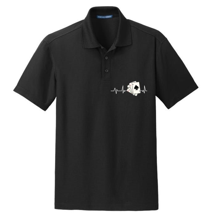 Funny Poker Lover Design For Gamblers Poker Player Dry Zone Grid Polo