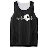 Funny Poker Lover Design For Gamblers Poker Player Mesh Reversible Basketball Jersey Tank