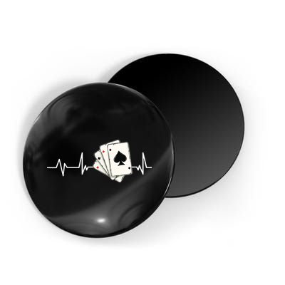 Funny Poker Lover Design For Gamblers Poker Player Magnet