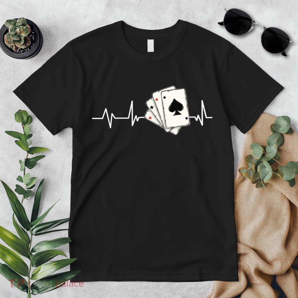 Funny Poker Lover Design For Gamblers Poker Player Premium T-Shirt