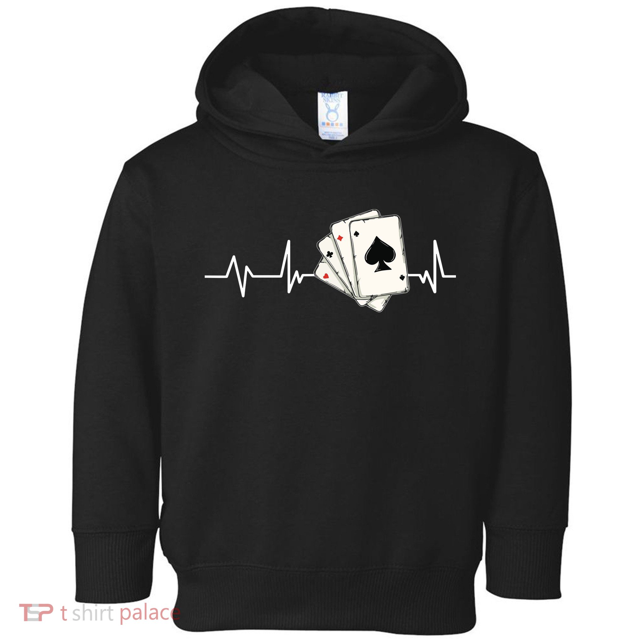 Funny Poker Lover Design For Gamblers Poker Player Toddler Hoodie