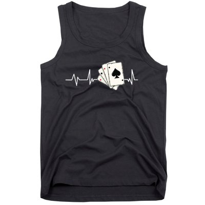 Funny Poker Lover Design For Gamblers Poker Player Tank Top