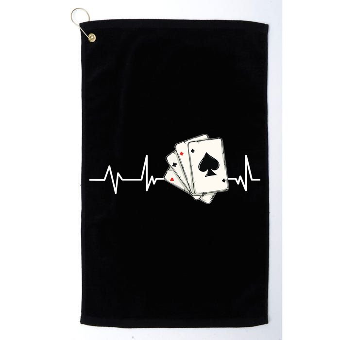 Funny Poker Lover Design For Gamblers Poker Player Golf Towel