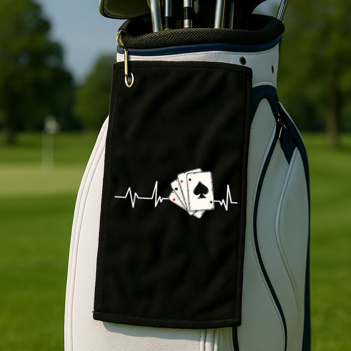 Funny Poker Lover Design For Gamblers Poker Player Golf Towel