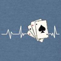 Funny Poker Lover Design For Gamblers Poker Player Garment-Dyed Sweatshirt