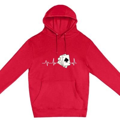 Funny Poker Lover Design For Gamblers Poker Player Premium Pullover Hoodie