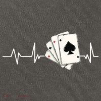 Funny Poker Lover Design For Gamblers Poker Player Cotton Canvas Backpack