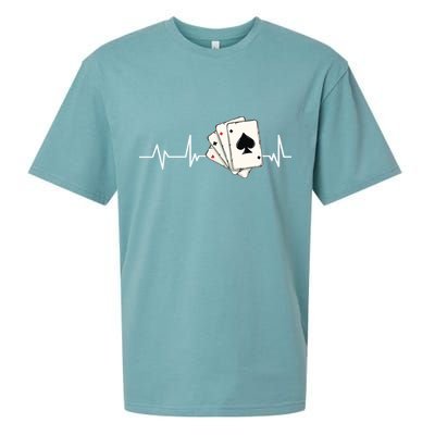Funny Poker Lover Design For Gamblers Poker Player Sueded Cloud Jersey T-Shirt