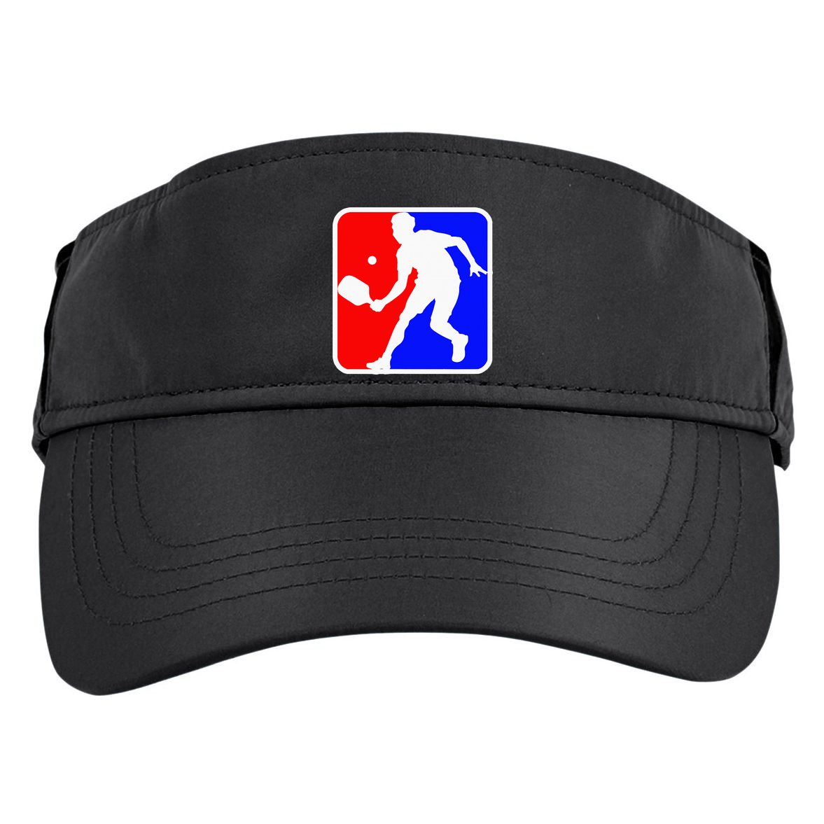Funny Pickleball Logo Adult Drive Performance Visor