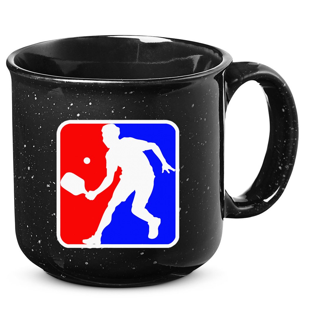 Funny Pickleball Logo 15oz Campfire Ceramic Mug