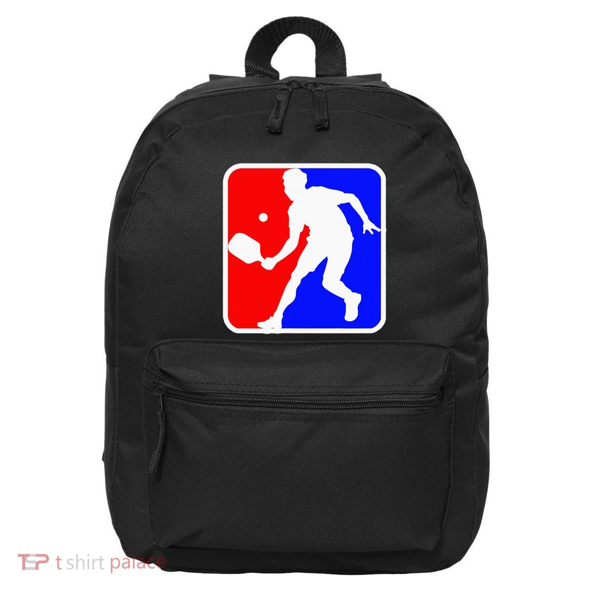 Funny Pickleball Logo 16 in Basic Backpack