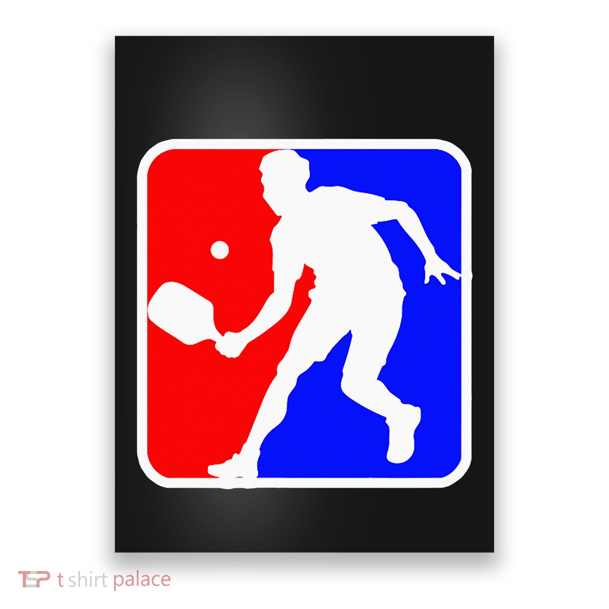 Funny Pickleball Logo Poster