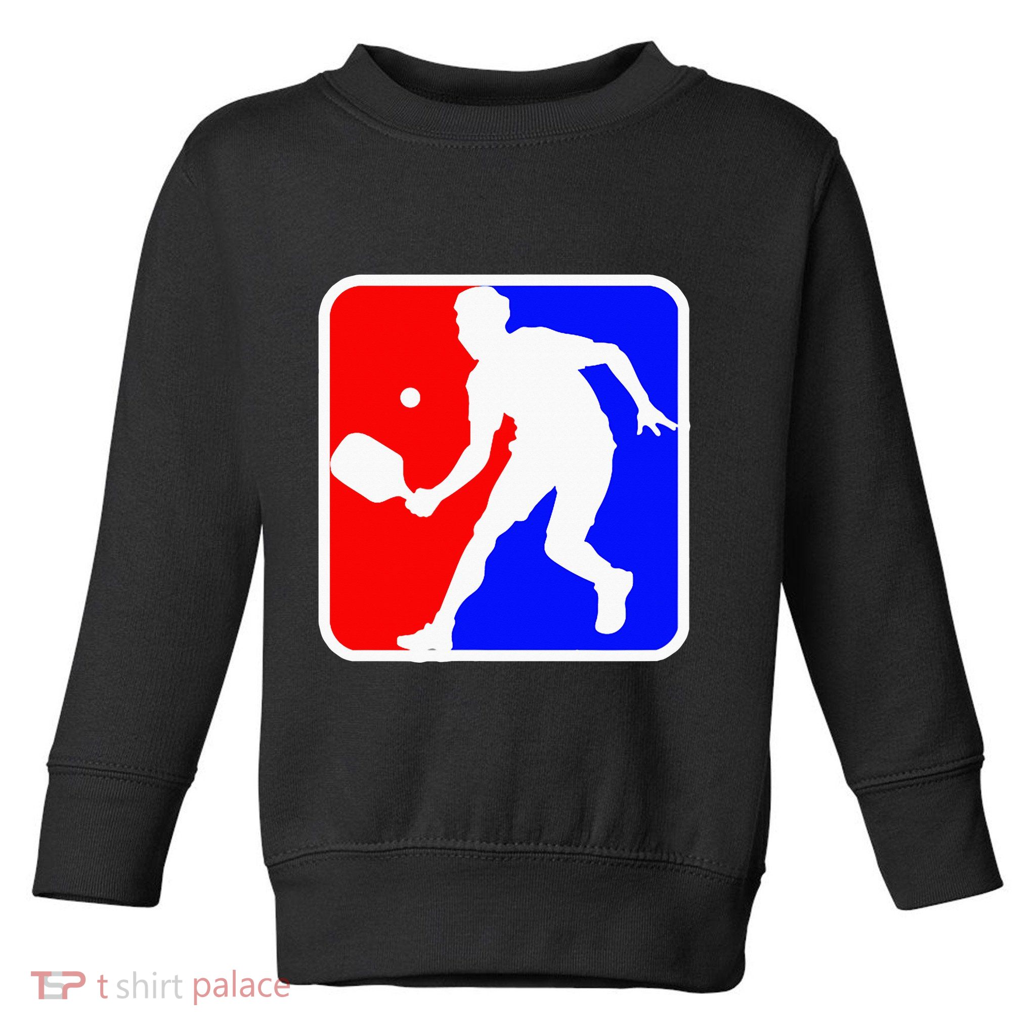 Funny Pickleball Logo Toddler Sweatshirt
