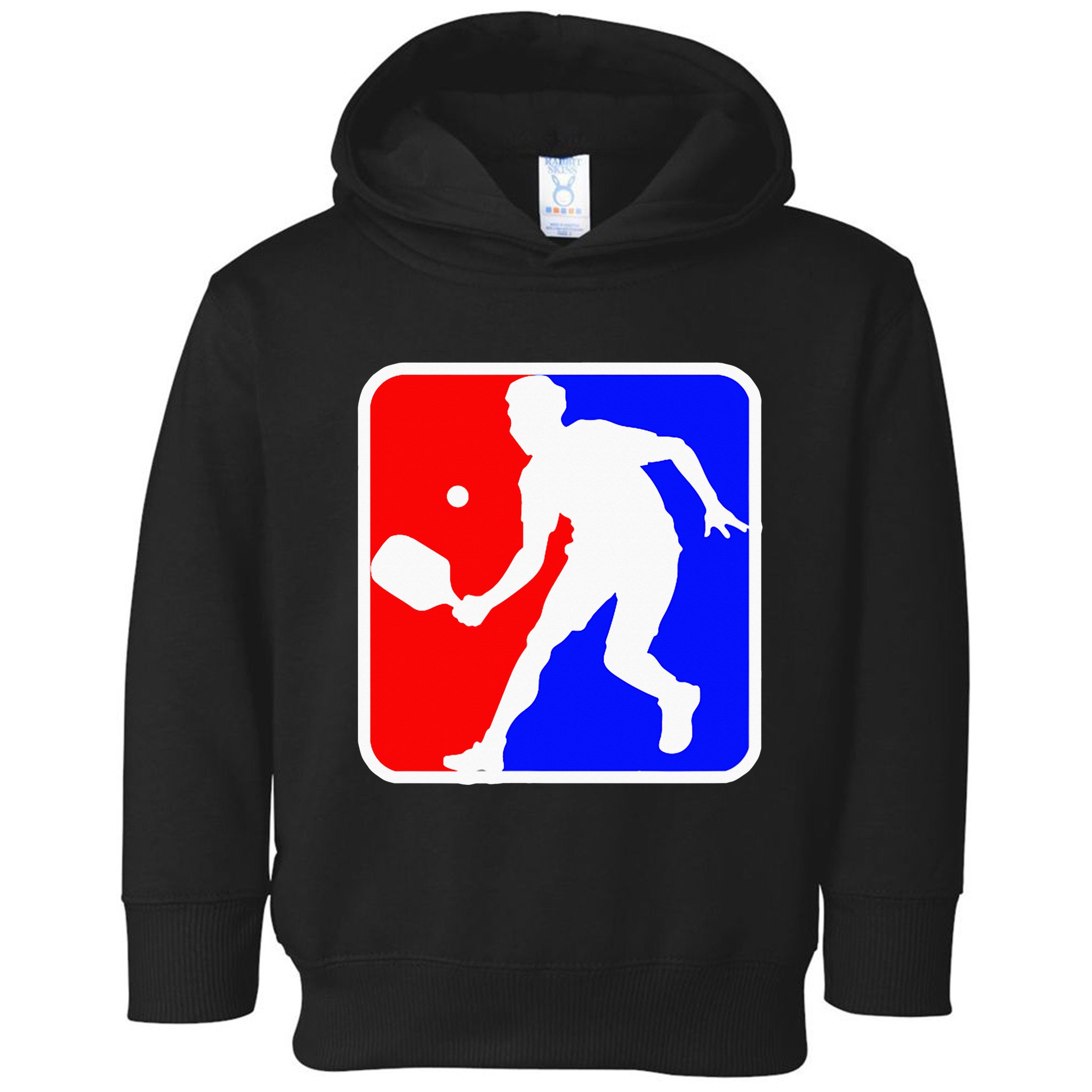 Funny Pickleball Logo Toddler Hoodie