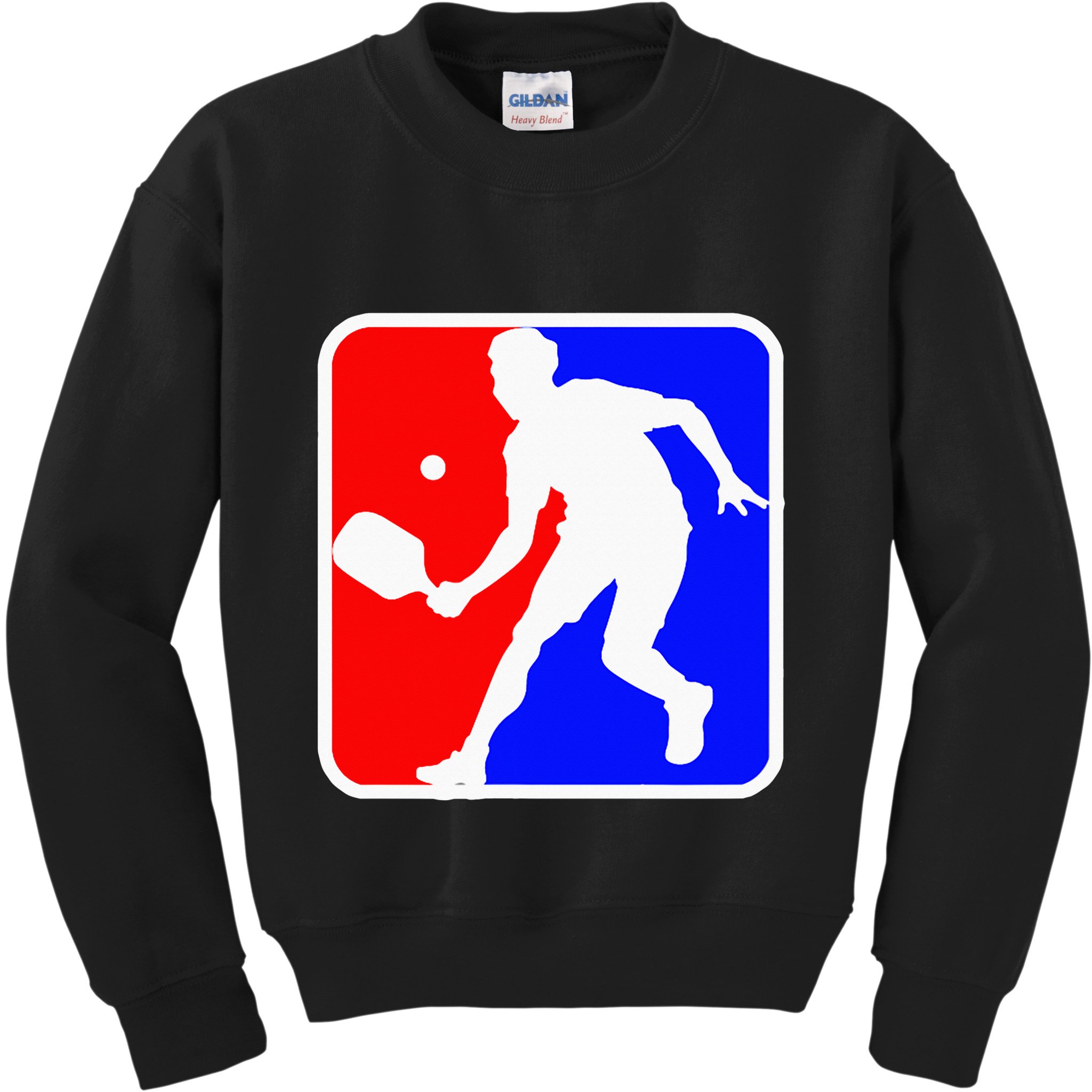 Funny Pickleball Logo Kids Sweatshirt