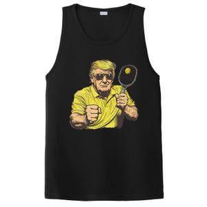 Funny Pickleball Lovers Graphics Pickle Ball Women Dad PosiCharge Competitor Tank