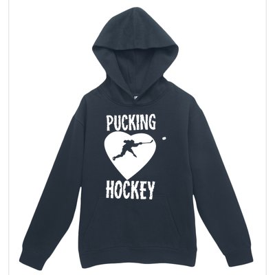 Funny Pucking Love Hockey Adult Novelty Player Fan Gift Urban Pullover Hoodie