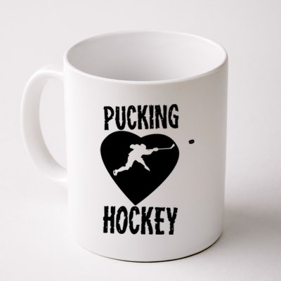 Funny Pucking Love Hockey Adult Novelty Player Fan Gift Coffee Mug