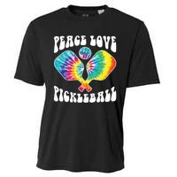 Funny Peace Love Pickleball Vintage Design Cooling Performance Crew T-Shirt