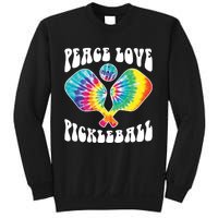 Funny Peace Love Pickleball Vintage Design Sweatshirt