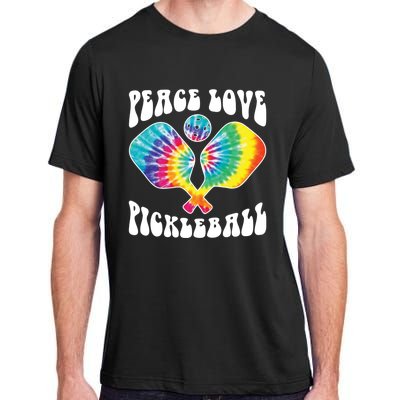 Funny Peace Love Pickleball Vintage Design Adult ChromaSoft Performance T-Shirt