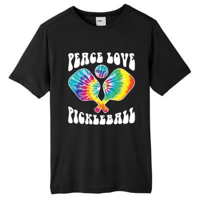 Funny Peace Love Pickleball Vintage Design Tall Fusion ChromaSoft Performance T-Shirt