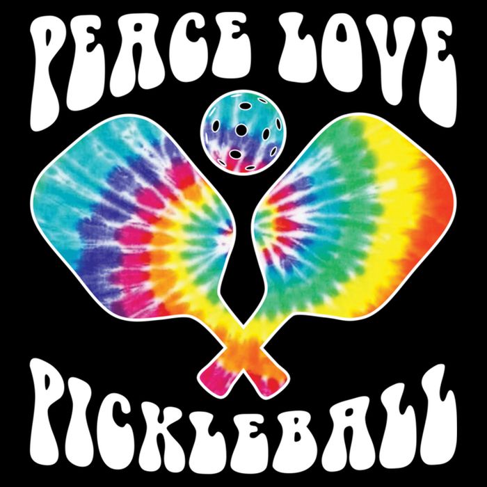Funny Peace Love Pickleball Vintage Design Bag