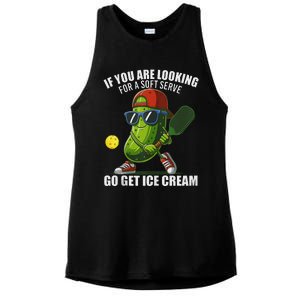 Funny Pickleball Lover Quirky Design Ladies PosiCharge Tri-Blend Wicking Tank