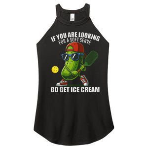 Funny Pickleball Lover Quirky Design Women's Perfect Tri Rocker Tank