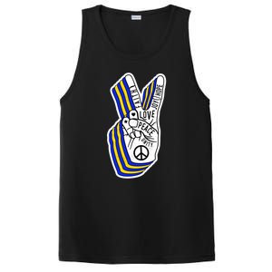 Faith Peace Love Joy Hope Ukrainian Ukraine Colors PosiCharge Competitor Tank